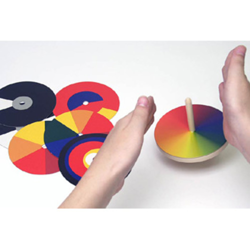 Bauhaus Optischer Farbmischer Kreisel - Naef - Ludwig Hirschfeld-Mack Holzkreisel