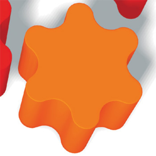 Flower Hocker Orange - Offecct - Eero Koivisto