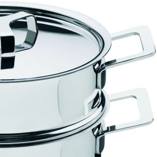 Pots&Pans AJM306SET Pasta-Set - A di Alessi - Jasper Morrison Pastatopf