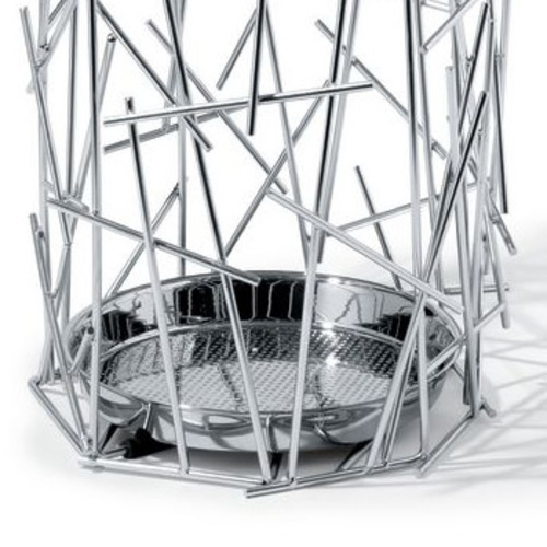 Blow Up FC07 Schirmständer Edelstahl - Alessi - Fratelli Campana Schirmablage Stockständer