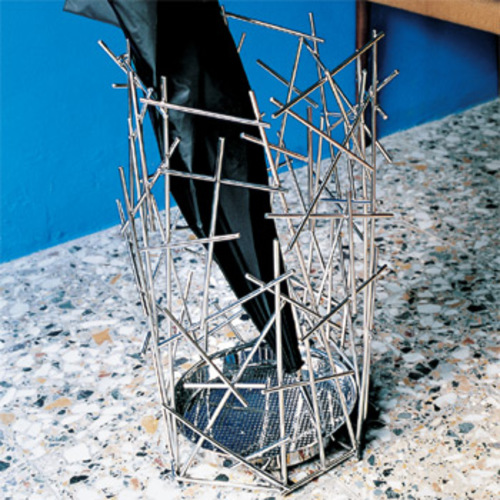 Blow Up FC07 Schirmständer Edelstahl - Alessi - Fratelli Campana Schirmablage Stockständer