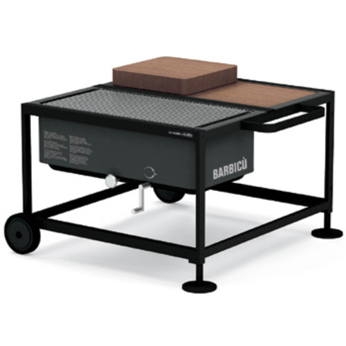 Barbicu Holzkohle Gas Barbecue - A di Alessi Fochista - Piero Lissoni Gasgrill Holzkohlegrill