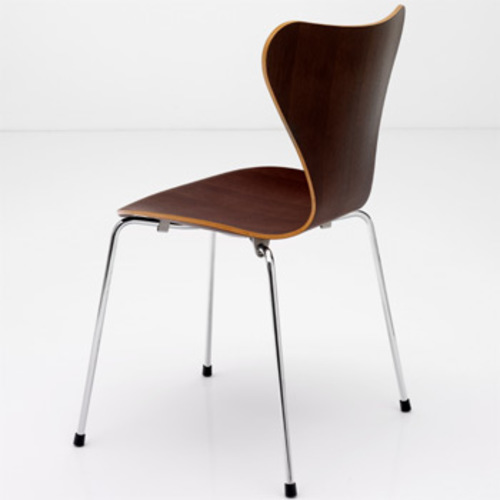 Modell 3107 HO Stuhl der Serie 7 [Echtholzschale / Klarlackiert] - Fritz Hansen - Arne Jacobsen Designerstuhl