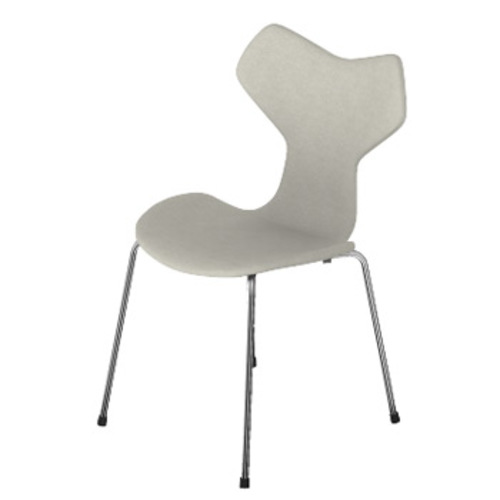 3130 Grand Prix Stuhl [Vollgepolstert] - Fritz Hansen - Arne Jacobsen Stahlrohrstuhl