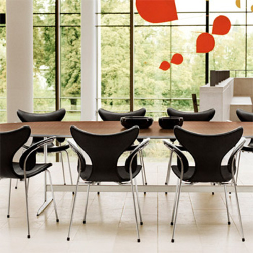 3208 Die Lilie Armlehnstuhl - Fritz Hansen - Arne Jacobsen Stahlrohrstuhl