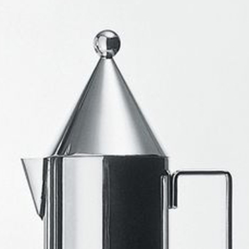90002/3 La conica Espressomaschine - Officina Alessi - Aldo Rossi Plattenkocher