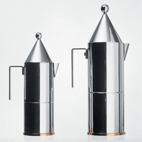 90002/6 La conica Espressomaschine - Officina Alessi - Aldo Rossi Plattenkocher