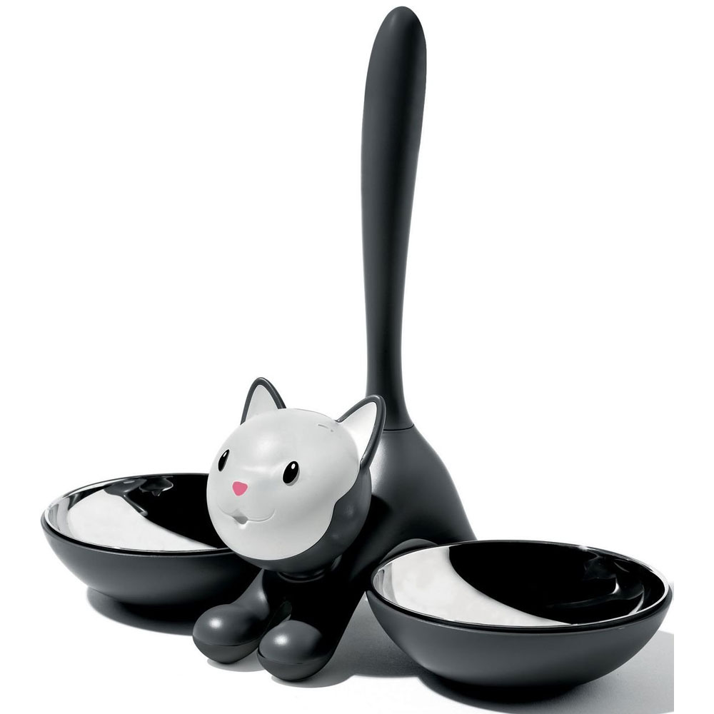 Tigrito Katzennapf Schwarz - A di Alessi AMMI09 B - Miriam Mirri