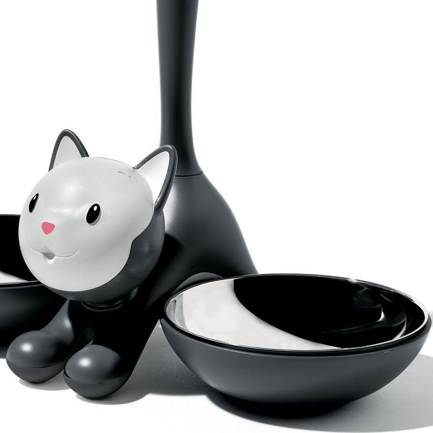 Tigrito Katzennapf Schwarz - A di Alessi AMMI09 B - Miriam Mirri