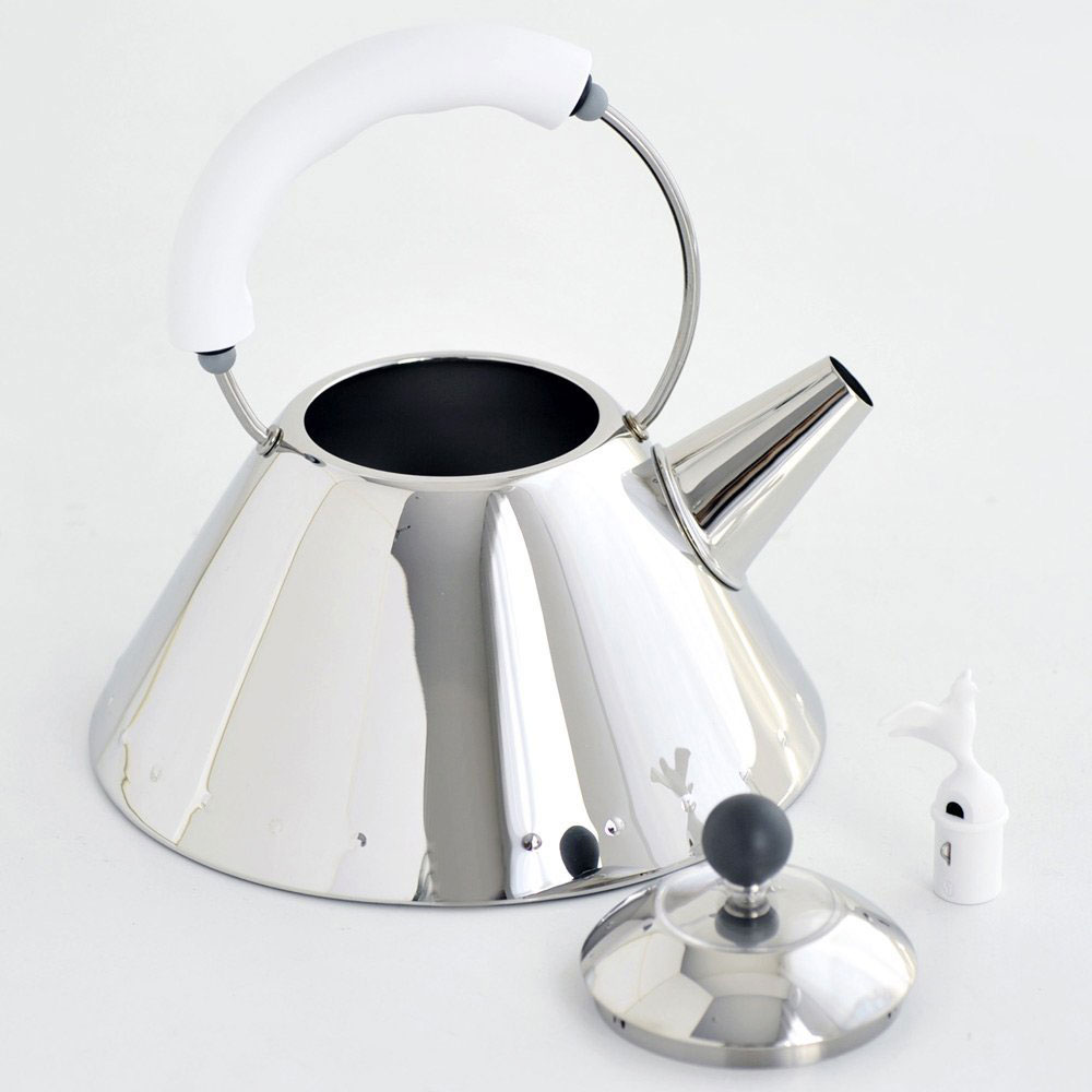 Wasserkessel Weiß - Alessi 9093 W - Michael Graves