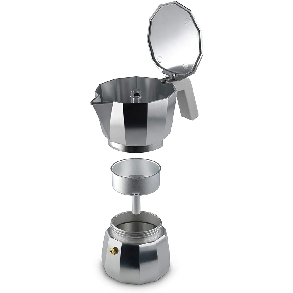 Moka DC06/3 Espressokocher für 3 Tassen - Alessi DC06/3 - David Chipperfield