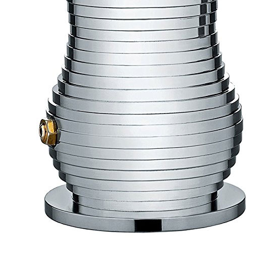 Pulcina Espressomaschine mit rotem Henkel [1 Tasse] - Alessi MDL02/1 R - Michele de Lucchi