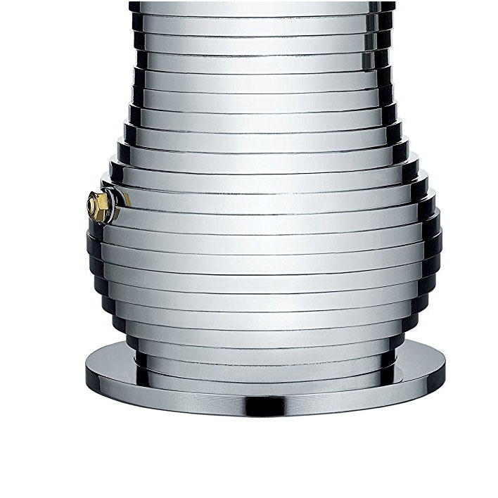 Pulcina Espressomaschine mit rotem Henkel [3 Tassen] - Alessi MDL02/3 R - Michele de Lucchi