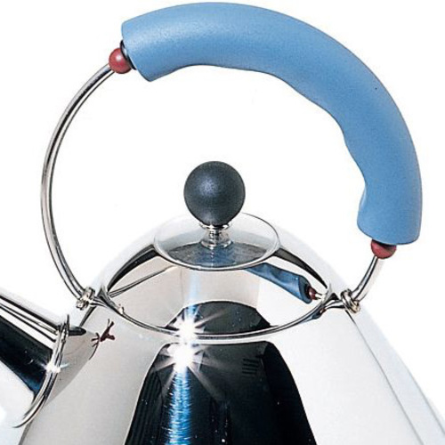 MG32 AZ Elektrischer Wasserkessel - Alessi - Michael Graves Edelstahl Wasserkocher