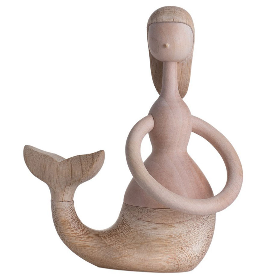 Mermaid Meerjungfrau aus Holz - ArchitectMade 350 - Hans Bölling