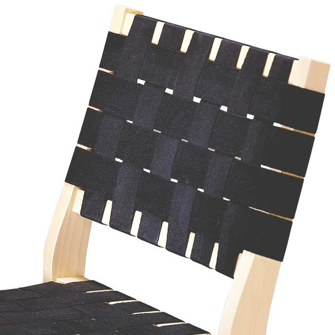 611 Stuhl Schwarz - Artek 091001 - Alvar Aalto