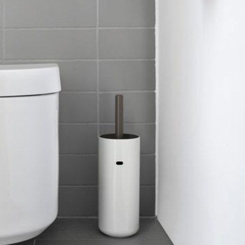 Lunar WC-Bürste / Toilettenbürste [Weiß / Hellgrau] - Authentics 12005 14 - BarberOsgerby