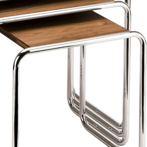 B 9 Pure Materials Nussbaum Beistell- und Satztische - Thonet - Marcel Breuer Couchtische