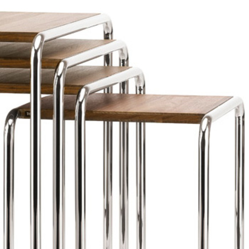 B 9 Pure Materials Nussbaum Beistell- und Satztische - Thonet - Marcel Breuer Couchtische