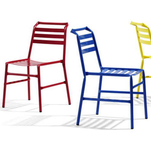 Straw O35 Stuhl - Bla Station - Osko + Deichmann Stahlrohrstuhl