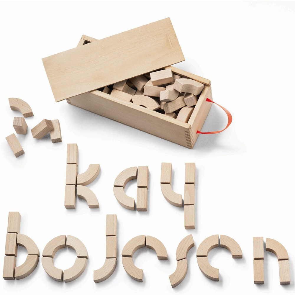 Alphabet Holzbausteine - Kay Bojesen 39440