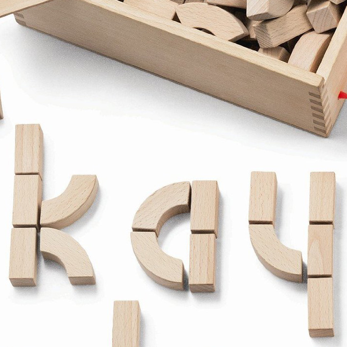 Alphabet Holzbausteine - Kay Bojesen 39440