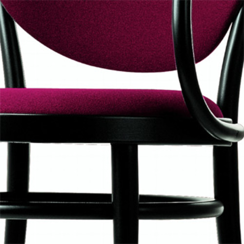 Bugholz Klassiker 210 P mit Stoffpolsterung - Thonet - August Thonet Kaffeehausstuhl