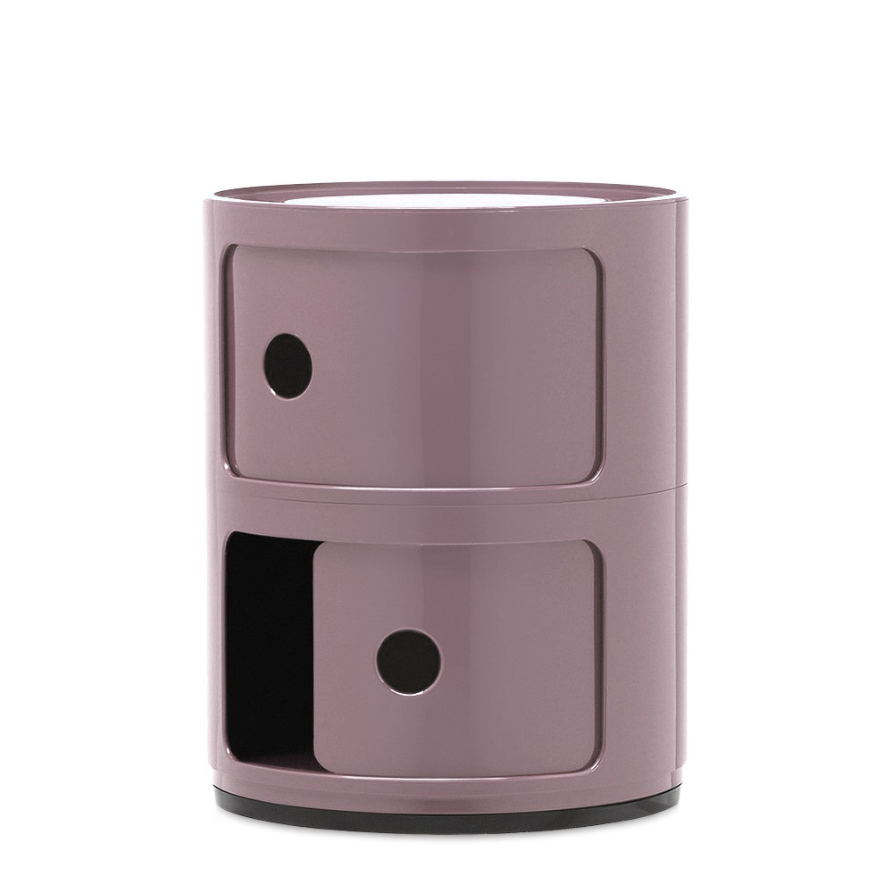 Componibili New Colors 2 Fächer Mauve - Kartell 4966MV - Anna Castelli Ferrieri