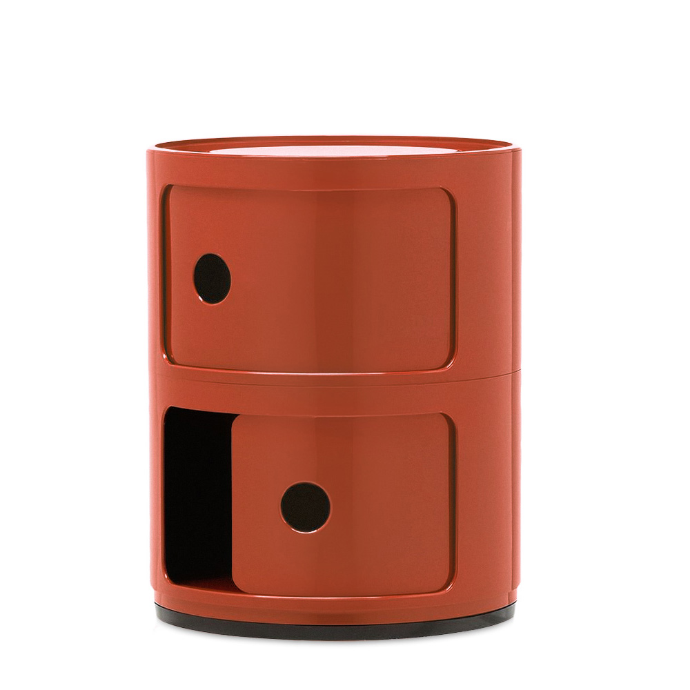 Componibili New Colors 2 Fächer Orange - Kartell 4966AM - Anna Castelli Ferrieri