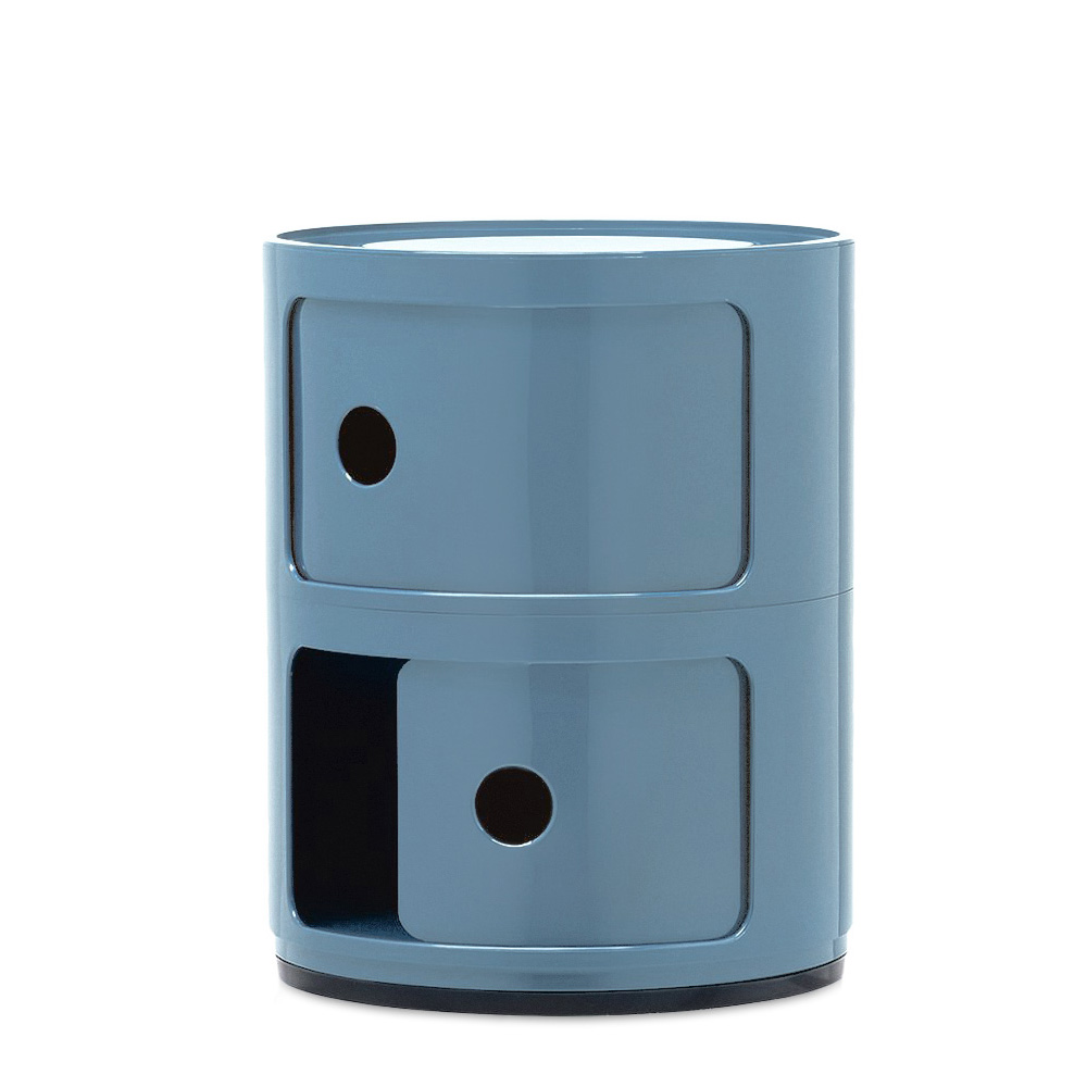 Componibili New Colors 2 Fächer Sky Blue/ Himmelblau - Kartell 4966AZ - Anna Castelli Ferrieri