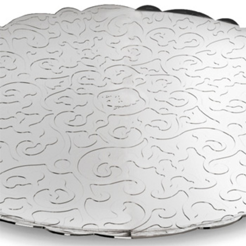 Dressed Rundes Tablett MW07 - Alessi - Marcel Wanders Edelstahltablett