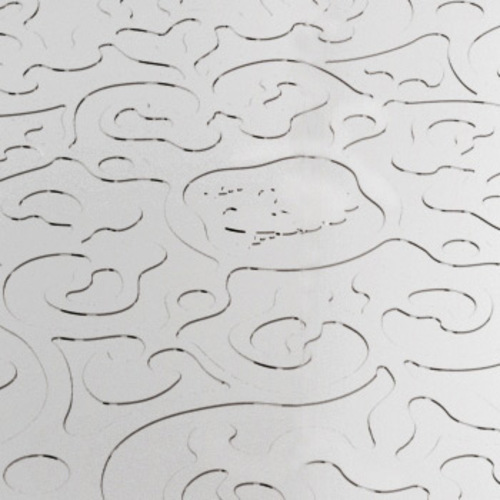 Dressed Rundes Tablett MW07 - Alessi - Marcel Wanders Edelstahltablett