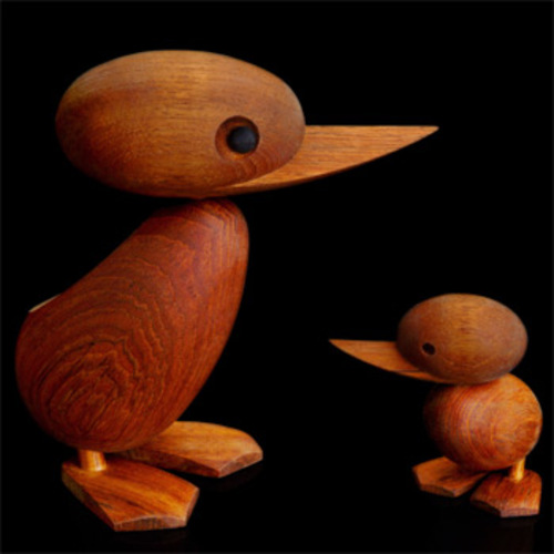 Duck & Duckling Holzenten - ArchitectMade - Hans Bölling Dekofiguren