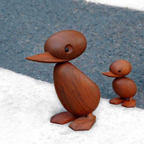 Duck & Duckling Holzenten - ArchitectMade - Hans Bölling Dekofiguren