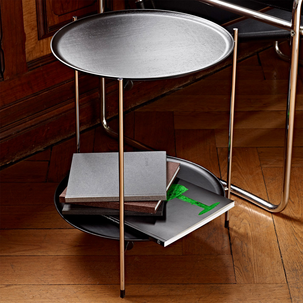 Eiermann Beistelltisch EE 61/1 Weiß [1 Platte] - Tecnolumen EE 61/1 W - Egon Eiermann