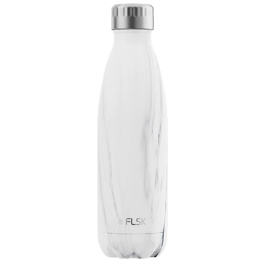 FLSK Trinkflasche White Marble [750 ml] - FLSK 1010-0750-0018 - FLSK Werksdesign