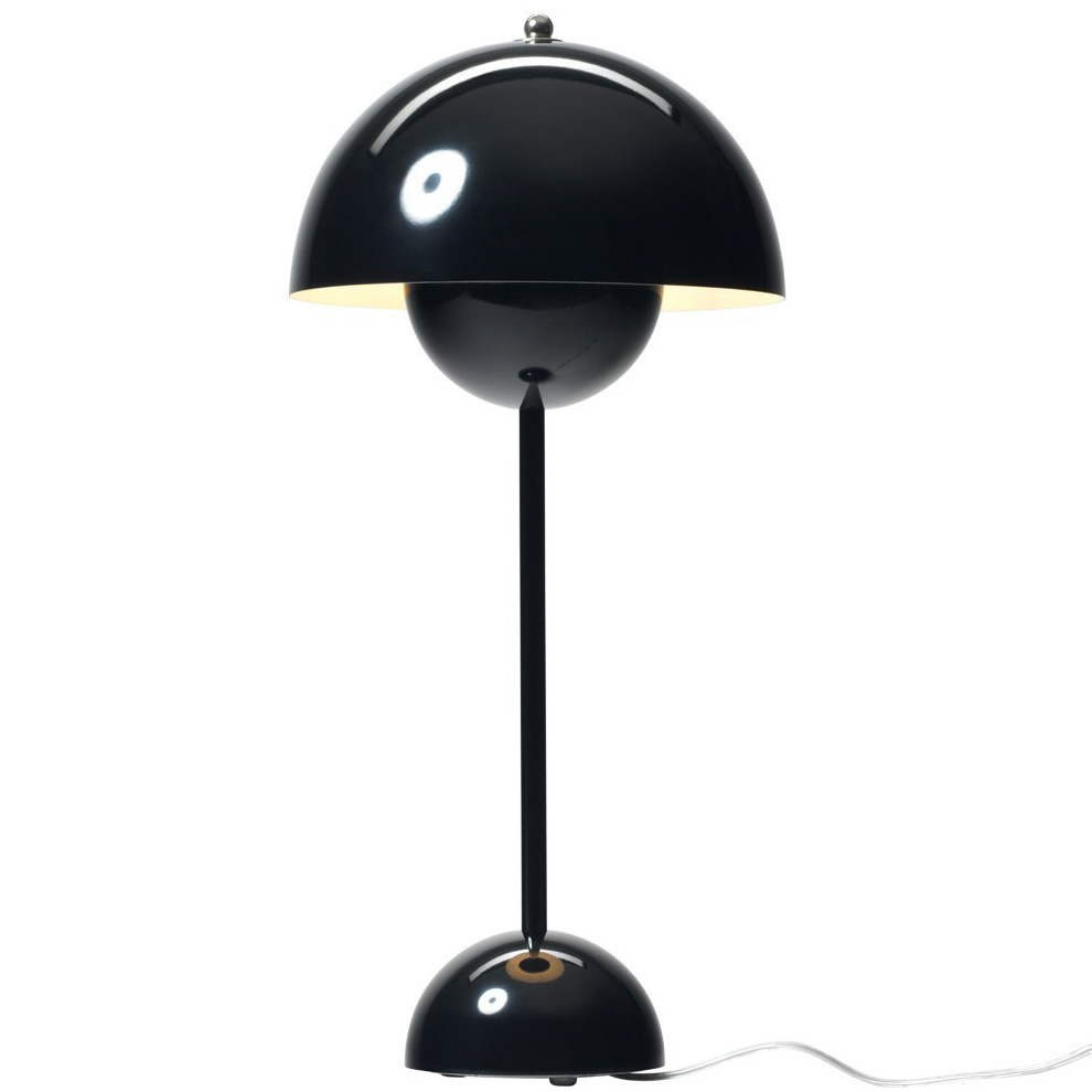 FlowerPot VP3 Schwarz Tischleuchte - &Tradition 20729401 - Verner Panton