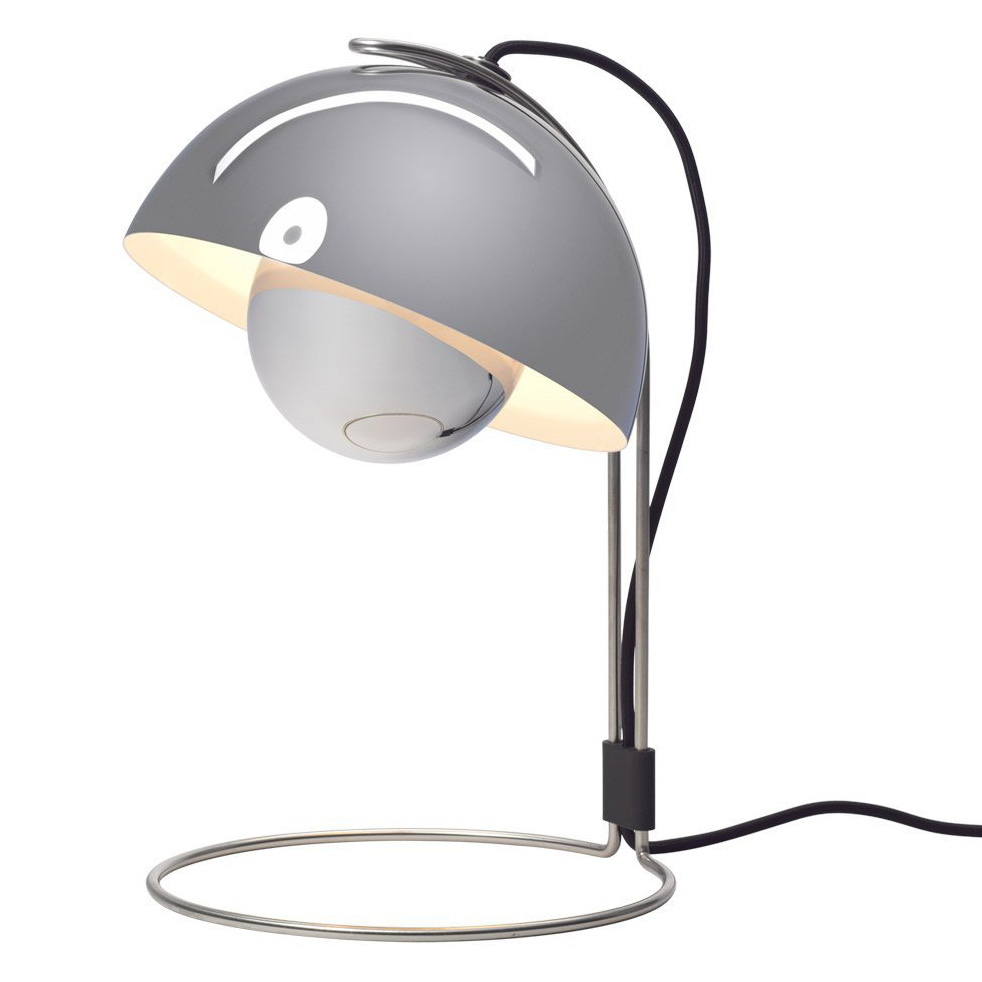 FlowerPot VP4 Edelstahl Tischleuchte - &Tradition 20739902 - Verner Panton