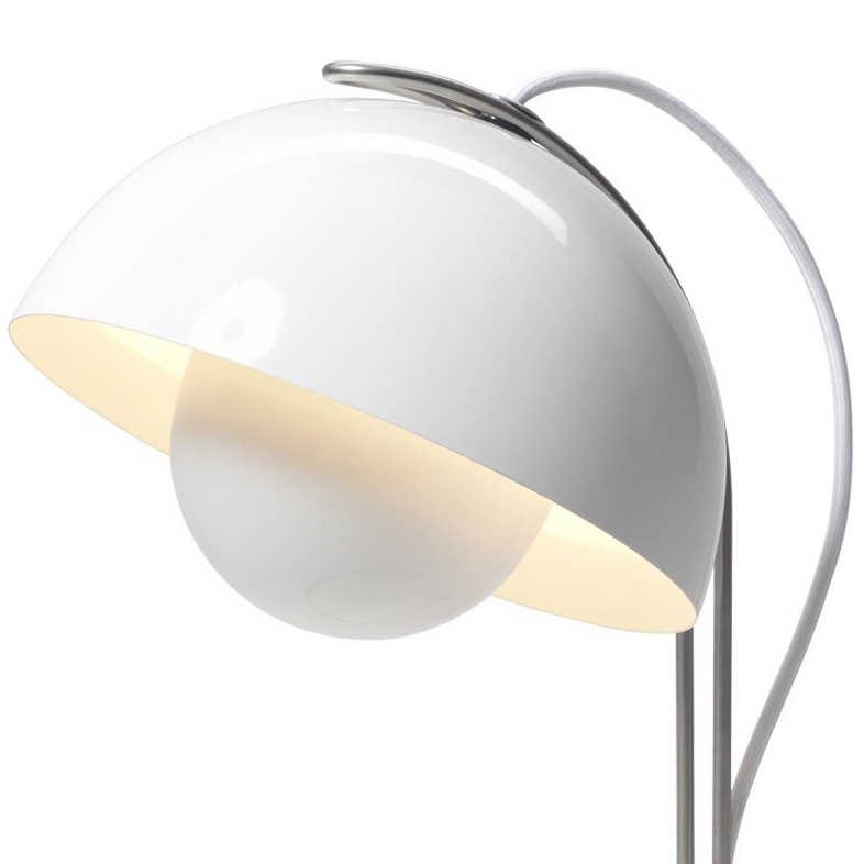 FlowerPot VP4 Matt Weiß Tischleuchte - &Tradition 20733101 - Verner Panton