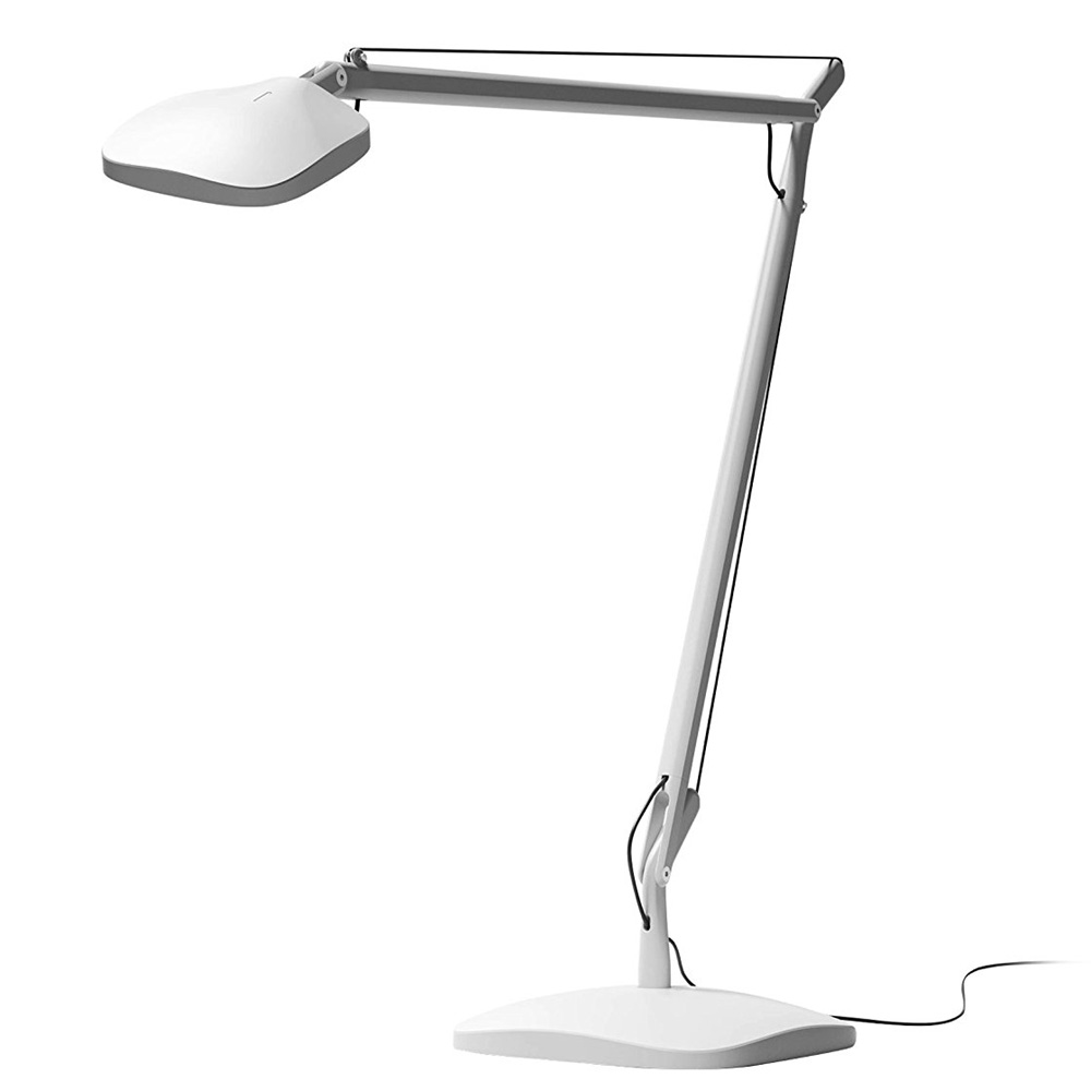Volee Schreibtischleuchte Weiß - Fontana Arte 4286BI / 4290BI - Odo Fioravanti