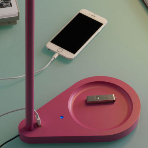 KINX Schreibtischleuchte Weiß - FontanaArte 4312 BI - Karim Rashid