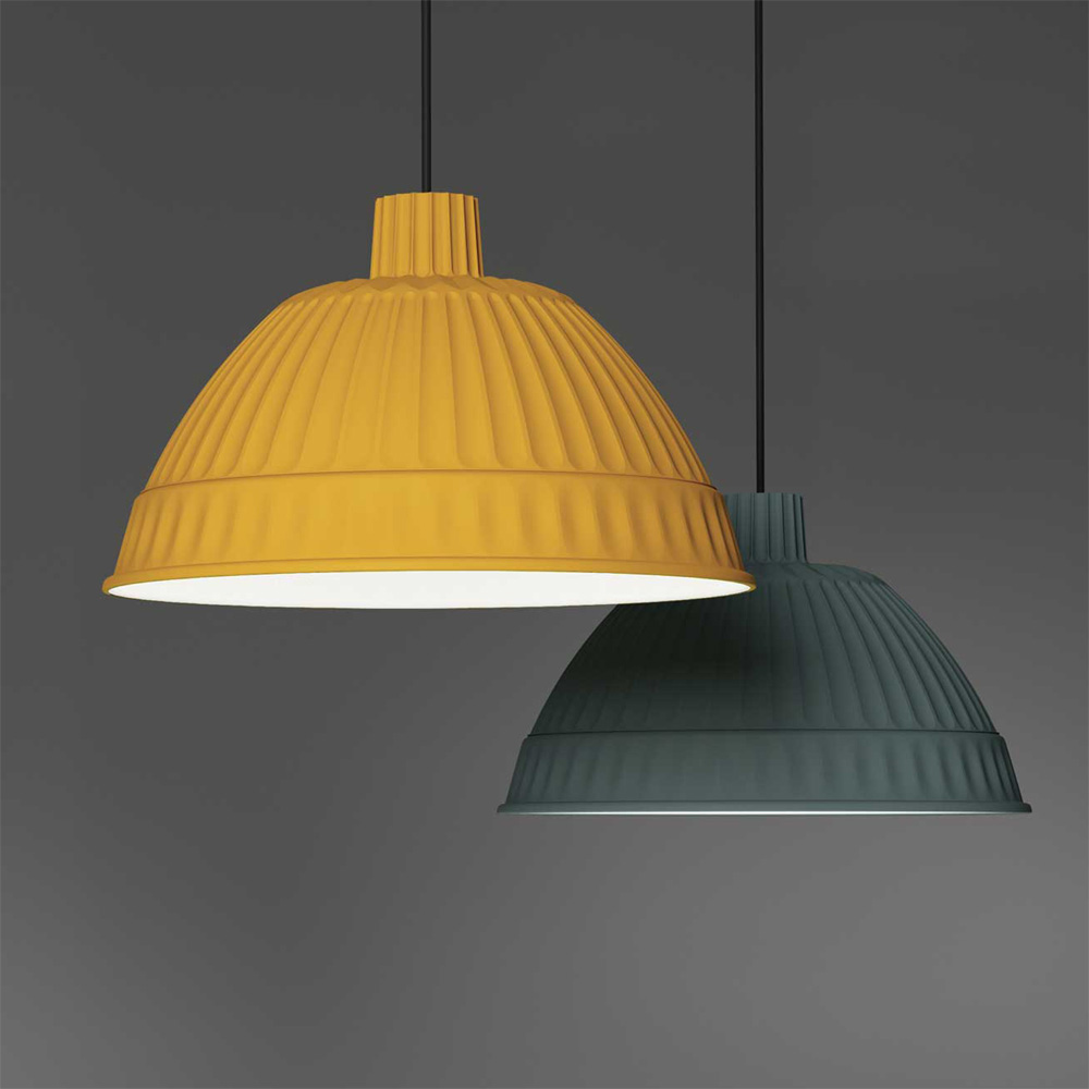 Cloche Deckenleuchte Dunkelgrau - Fontana Arte 4260GS - Archivio Storico