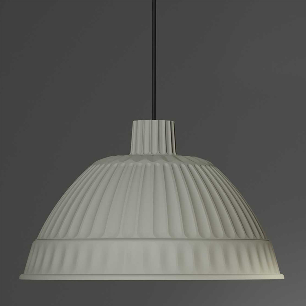 Cloche Deckenleuchte Hellgrau - Fontana Arte 4260GC - Archivio Storico