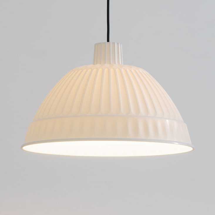 Cloche Deckenleuchte Weiß Transparent - Fontana Arte 4260BI/TR - Archivio Storico