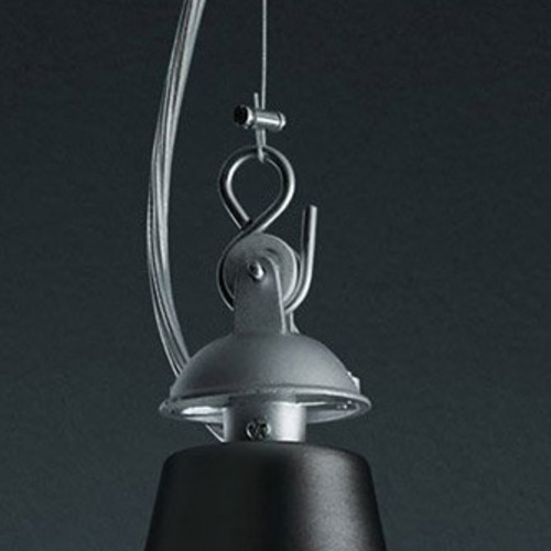 Huna Deckenleuchte Schwarz - Fontana Arte 5059N - Ufficio Tecnico Fontana Arte