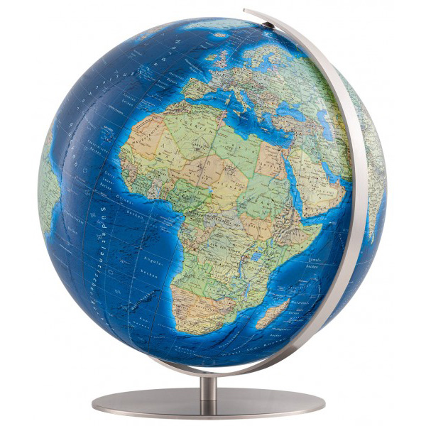 Duo Azzurro Regent Beleuchteter Tischglobus [Durchmesser 40 cm] - Columbus 244081 - Columbus Verlag
