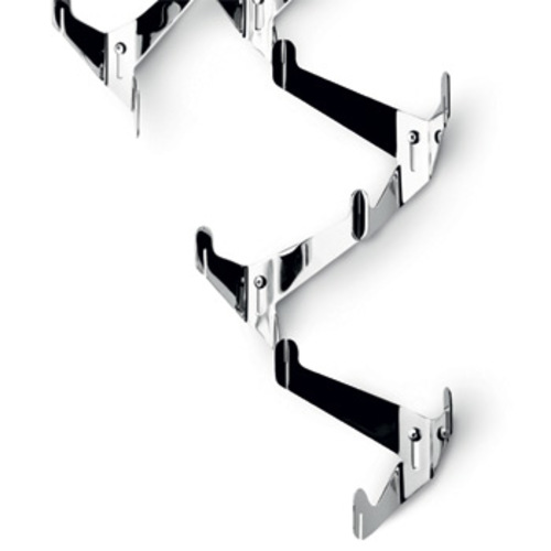 Häkeln Wandgarderobe [6er Set] Edelstahl Poliert - Authentics - Fries & Zumbühl Kleiderhaken