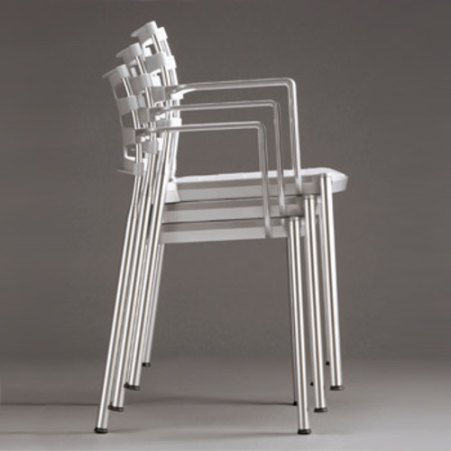 KS 210 Ice Stuhl mit Armlehnen - Fritz Hansen - Kasper Salto Kunststoffstuhl