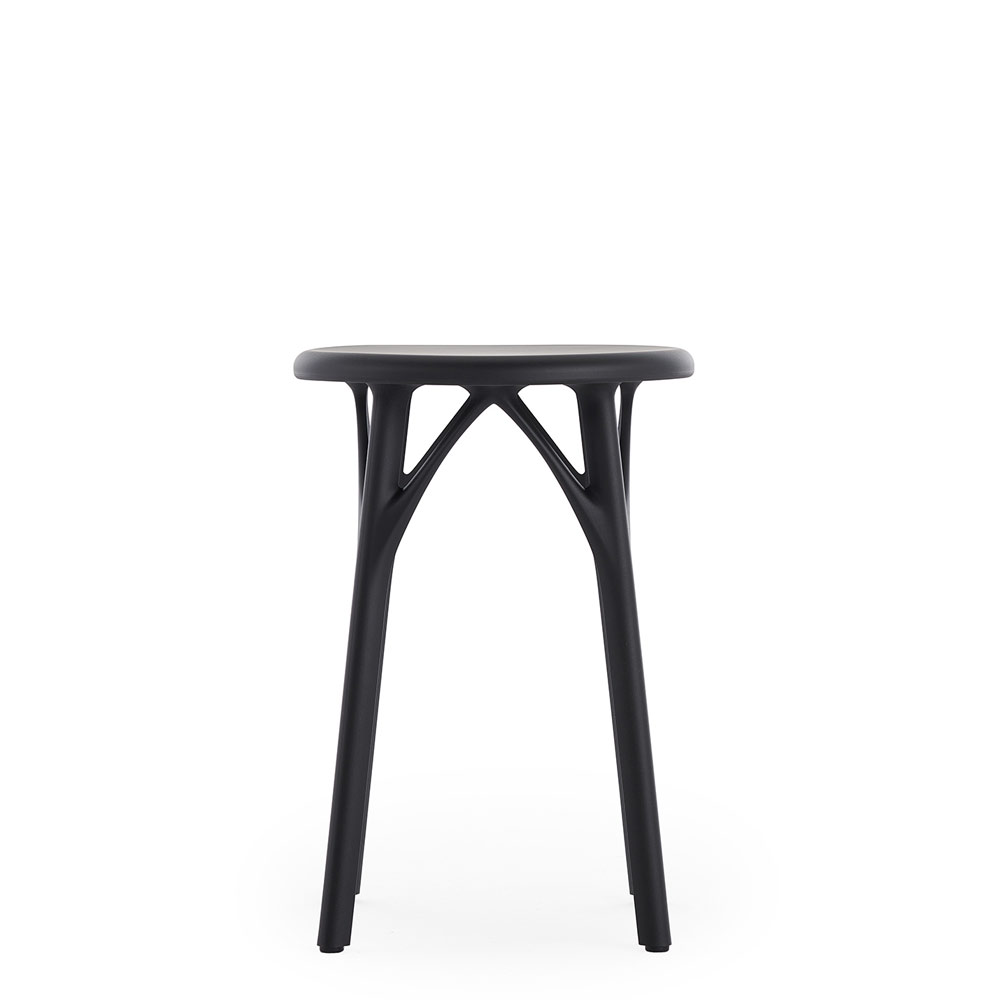 A.I. Stool Light Hocker Schwarz [Höhe 45 cm] - Kartell 5901NE - Philippe Starck
