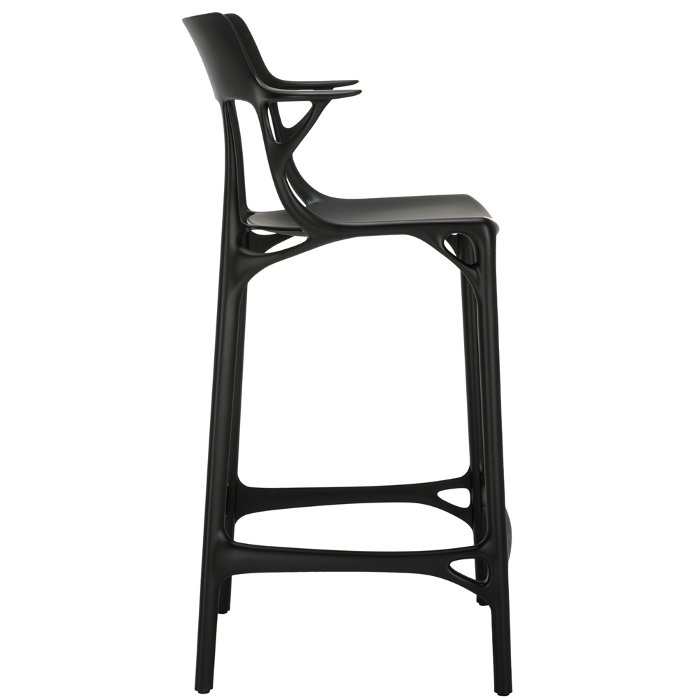 A.I. Stool Recycled Sitzhocker Schwarz [Höhe 65 cm] - Kartell 5888NE - Philippe Starck